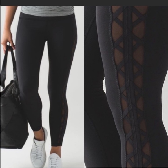 Lululemon High Times Rhythm Mesh Leggings - Picture 2 of 9